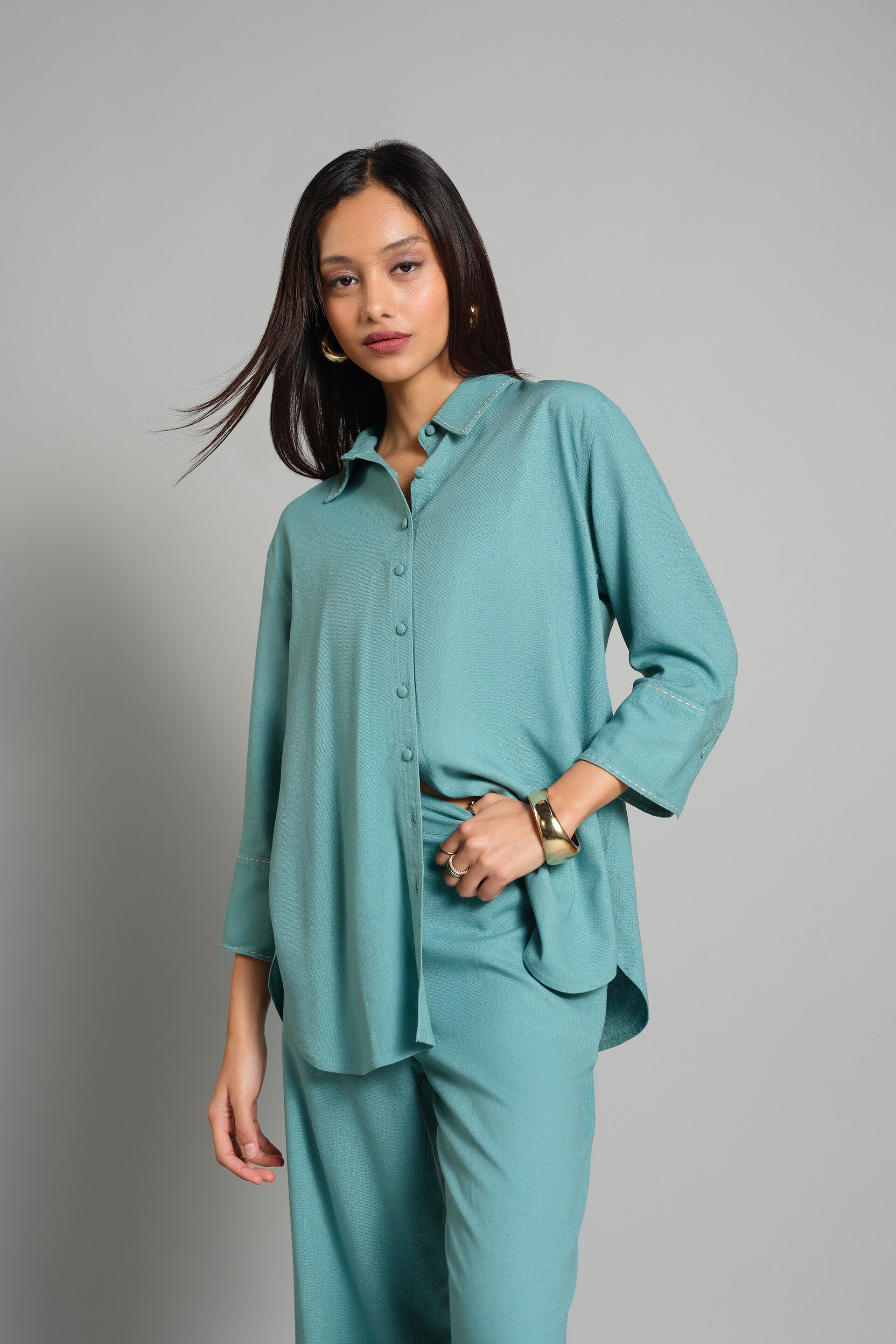 Aqua Dive Co-ord, Aqua, image 3